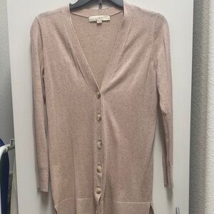 LOFT Women's Blush Cardigan Sweater